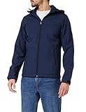 JACK & JONES Herren Jjemarvin Hood Softshell Noos Jacke, Navy Blazer, M EU