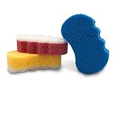 3 x Massageschwamm Duschschwamm Badeschwamm Peeling Schwamm Körperpeeling Handform