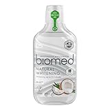 BIOMED Superwhite aufhellende Mundspülung gegen Mundgeruch - fluoridfreies und 99% natürliches Mundwasser in einer 500ml Packung