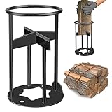 Holzspalter Brennholzspalter Manuell Quick Manueller Holzspalter Spaltwerkzeug Tragbarer Anzündholzspalter Gusseisen Holzspalter Handschneider Protokollspalter für Campingplatz
