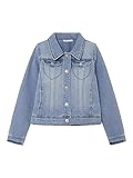 NAME IT Mädchen Nkfstar Dnm Jacket 2210-sr Noos, Light Blue Denim, 140