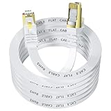 YesTXR LAN Kabel 10M，Cat 8 Netzwerkkabel 40Gbps 2000MHz S/FTP RJ45 Hochgeschwindigkeit Ethernet Kabel für PS5 Router Modem TV Switch Laptop