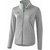 Erima Damen Basic Sweat Jacke (2071820), hellgrau melange, 36