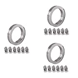 Dxoniislh 3X Schelle Aus 304 Edelstahl, Schelle mit Befestigungs Elementen, Verstellbare DIY Rohr Schelle, Kanal Schelle, 7,9 Fuß