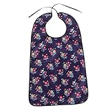 VALICLUD Erwachsenen Latz Wiederverwendbar Faltbarer Kleiderschutz für Senioren Anzulegen Pflegeleicht Komfortabler für Sauberes Essen Unisex Accessoire