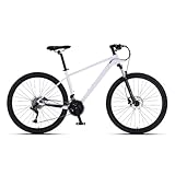 30-Gang-Mountainbike Aus Carbonfaser, 27,5 Zoll, for Herren, Damen, Erwachsene Und Jugendliche Im Wettkampfbereich(White)