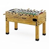 Automaten Hoffmann Profi-Tischkicker | Turnier-Kickertisch aus Holz mit Verchromten Stahlstangen, Profi-Gleitlager, Präzisions-Kugellager | Spielfeld 119x68 cm mit Teflon-Beschichtung | 56 kg