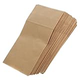 FUNOMOCYA 100 Stück Lunchpaket sandwichtüte butterbrotbeutel Ölbeständige Papiertüten packtaschen Verpackungsbeutel Süßigkeiten Kraftpapiertüte Geschenkbeutel aus Kraftpapier Brottüten