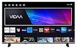 JVC Fernseher 40 Zoll Smart TV VIDAA LT-40VDF5455 Full HD Fernseher, HDR TV mit integriertem Triple-Tuner, LED TV schwarz