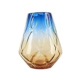 Vasen Buntglasvase, moderner Blumenladen, Blumenarrangement, Dekoration, Ornamente for kreatives Wohnzimmer, Esstisch, TV-Schrank Vase/Blumenvase (Size : A)