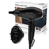 Rowenta Compact Pro Haartrockner, hohe Leistung, 220 W, professioneller AC-Motor, hohe Leistung, 4 Einstellungen/Temperatur, Kaltluft, 9 mm Konzentratordüse, Lockenverteiler, CV6930