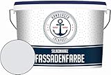 Hamburger Lack-Profi Fassadenfarbe MATT Hellgraulila Silikonharz Fassadenfarbe Lila wetterbeständige Außenfarbe - Silikonharzfarbe Sockelfarbe - geruchsarme Farbe mit hoher Deckkraft (2,5 L)