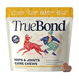 TrueBond Gelenk-Leckerlis für Hunde – mit Glucosamin, Grünlippmuschel, MSM, Chondroitin, Kollagen & Vitamin C – Für gesunde, bewegliche Gelenke – 60 schmackhafte Snacks
