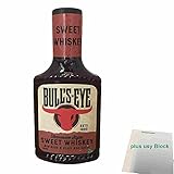 usy Bundle für Bull's Eye Sweet Whiskey Marinade & Glaze BBQ-Sauce (300ml Flasche) + usy Block