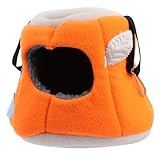 JUMPLAWN Hamster Hängendes für Winter Warmes und Gemütliches Haustierhaus für Chinchillas und Kleine Haustiere Kreatives Design Zufälliger Pflegeleicht