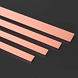 1 Stück Kupferflachstange – 500 mm Länge, 20 mm Breite, 2–5 mm Dicke, ideal for Ingenieurwesen und Heimwerker(5mm)