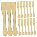 VICASKY 15 Stück Facial Mask Spatel Teiliges Kosmetikspatel aus Robustem Kunststoff Wiederverwendbar zum Testen und Auftragen von Lotionen Cremes und für Zuhause Professionellen Salon