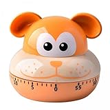 Baoblaze 4X Cartoon Küchentimer, Wecker, Süßer Mechanischer Timer mit Tiermotiv, 60 Minuten, Digitaler Timer für Prüfungen, Backen, Sport, Desktop Dekor