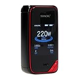 Riccardo X-Priv Box MOD 225 Watt, SMOK e-Zigarette/Akkuträger, schwarz-rot