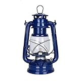 AAOTE Kerosinlampe, Sturmlampe, 25 cm, Vintage, Outdoor-Camping-Lichter, klassische Kerosin-Lampe, Vintage-Kerosin-Laterne, Öllampe, tragbare Outdoor-Camping-Lichter für Camping, Citronella, Wandern