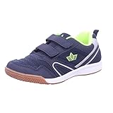 Lico BOULDER V Unisex Kinder Multisport Indoor Schuhe, Marine/ Lemon, 34 EU