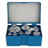 ZOENHOU Kalibriergewicht, 1kg Kalibriergewichte Set 10g, 20g, 50g, 100g, 200g, 500g, Präzision Kalibrierung Grammwaage Gewicht mit Kalibriergewicht Pinzette, für Labor, Schmuck