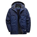 TYUIOP Winterjacke Herren 3XL reflektierende Winterjacke Herren Teddy Weste Herren jagdjacke Herren Winter fliesjacke warme Winterjacke Herren Arbeitsweste Herren Winter Winterjacke Herren