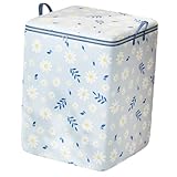 MUCKLILY Großer Aufbewahrungssack für Bettdecken mit Reißverschluss Faltbare Aufbewahrungstasche für Decken Kleidung Vielseitiger Organizer für Umzug und Haushaltslagerung