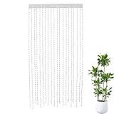 Türvorhang, Perlenvorhang, dekorativer Hintergrund, Quastenseil für Wohnung, Schlafzimmer, Badezimmer, Balkon, Esszimmer, Hotel, Küche, Kinderzimmer, Hochzeitsschrank