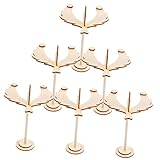 TOYANDONA 6 STK Zusammengebauter Holztank holzspielzeug balanciervogel DIY- DIY zabawki stymulujące rozwój holzböcke Lernspielzeug aus Holz Balance-Vogelspielzeug