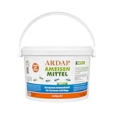 ARDAP Repell Ameisenmittel 3kg - Ameisenpulver - Ameisenstreumittel - Mittel gegen Ameisen - Ameisenpulver zum Streuen draußen - Ameisenmittel für draußen - Wirkt schnell & effektiv bei akutem Befall