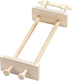 KnorrPrandell 216080006 Webrahmen (zum Weben, von Perlenbänder, 34 x 11,5 x 6 cm, aus Holz, in naturfarben)