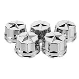 ARTSEWPLY 5 Stück Radnabenschrauben Mutternkappen Radnabenkappen Radmuttern Felgenabdeckungen Radbefestigungsschraubenkappen Golfwagen Radnabenkappen Radnabenschrauben Auto