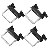 INOOMP 4 Stück Dachträger Querstangen Klemmen Auto Dachreling Clips Einfache Montage Sicherer Halt für Dachgepäckträger Robust Vielseitig Einsetzbar für Reise und Camping