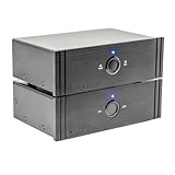 OEHLBACH Phono Vorverstärker für MM & MC - Twin Amp Ultra | Rauscharm & Verzerrungsfrei | 24kt vergoldete Cinch-Anschlüsse | Einschaltverzögerung | Kompaktes HiFi Design