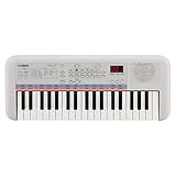 Yamaha Remie PSS-E30 Mini Keyboard, weiß – Kompaktes, tragbares Keyboard für Kinder mit Mini-Tastatur und tollem Klang – Mit Mini-Kopfhöreranschluss