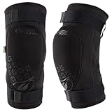 O'NEAL | Knieprotektor | BMX Mountainbike Downhill | IPX®- Aufprallschutz aus Polyurethan, Leichte Konstruktion, Abriebfestes Material | Dirt Knee Guard V.23 | Erwachsene | Schwarz | Größe S
