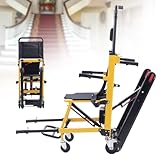 Klappbares Elektrisches Treppensteigen Elektrische Treppenlifte, Müheloses Treppensteigen, Treppenlifte für ältere Menschen, Zusammenklappbarer Elektrorollstuhl, Mobilität, Inklusive Batteri