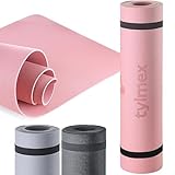 Tylmex TPE Yogamatte Rutschfest mit Tragegurt und Trainingsset - Fitnessmatte Extra-Dick 6 mm - Gymnastikmatte für Workout und Heimtraining - Trainingsmatte Rutschfest - Hellpink Sportmatte