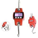 300KG Profi Digital Hängewaage, LCD Zugwaage Industriewaage Waage Elektronische Digital Kranwaage Ablesbarkeit 0,1kg Wildwaage für Jagd Forstwirtschaft Waage