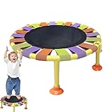 Fitness-Trampolin, 45 x 16 cm, leise, faltbare Trampoline mit 75 kg Tragkraft, faltbares Fitness-Trampolin, Fitness- und Outdoor-Zubehör zum Spielen und Trainieren