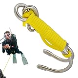 Reef Drift Hook | Barrierehaken mit Doppelhaken – Sicherheitsausrüstung mit für Höhlen und Unterwasser- und Unterwasseraktivitäten