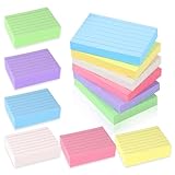 ELAKIRI 1200er Karteikarten a8 Liniert,150g/m² Verdicktes Papier Bunt Lernkarten,5.2 x 7.4cm Klein Flashcards für Vokabelkarten,Formeln und Notizen,Index Cards für Büro Schule Präsentation Vortrag