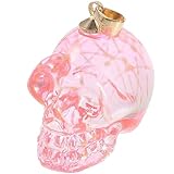 Gogogmee -Anhänger ohrringe -ohrringe Halloween Schädel Anhänger Schädel Ornament Handgemachte Schädel Anhänger Totenkopfperlen Glasschmuck Anhänger