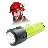 PARAT PARALUX PX1 | LED Sicherheitsleuchte mit 120 Lumen | EX-geschützte LED Taschenlampe | Wasserdichte Helmleuchte mit 15h Leuchtdauer | ATEX Stirnlampe mit CREE| Für Arbeit & Werkstatt