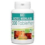 Bio Rotes Weinlaub 400mg - 200 Tabletten