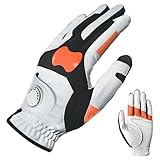 Golfhandschuh für Herren, Linke Hand, rechts, rutschfest, flexibel, langlebig, Golfleistung, Golfhandschuhe, rutschfest, flexibel, Golfen