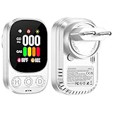 Gedsffati Gas- und CO-Melder mit Stecker für Haus, Gasmelder Gasalarm, Kohlenmonoxidmelder CO-Warnmelder Warner Zuhause, Brenngasmelder für Erdgas LPG Methan Propan Butan, Weiß, HD08-G