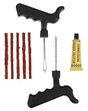 SIXTOL CAR TIRE Repair Set 2 Reifenreparaturset | Auto Pannenset | Vulkanisierungsset | Reifennotfall-Set | Mobil & Praktisch