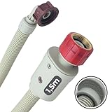 LICHTBLAU Aquastop Schlauch I 1,5m I Waschmaschine Sicherheitszulaufschlauch 2995 I MIT METALLGEWINDE I 3/4 Zoll für Geschirrspüler Aquastop-Sicherheitsventil VDE-Zertifizierung